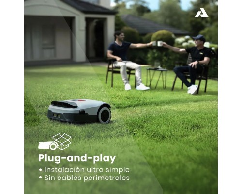 Robot cortacesped inalámbrico Anthbot Genie 1000 con IA hasta 2000m2