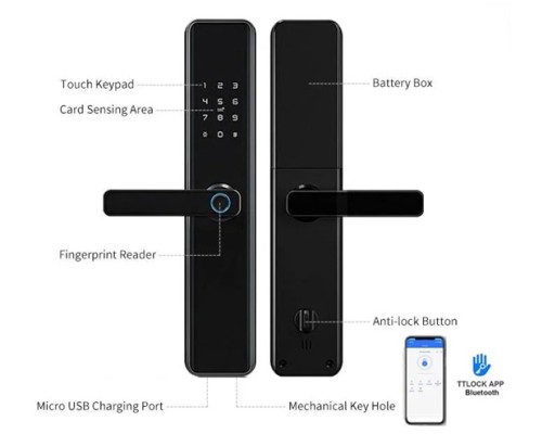 Cerradura Digital Hogareña K1 BT