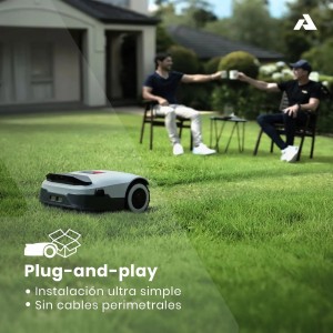 Robot cortacesped inalámbrico Anthbot Genie 1000 con IA hasta 2000m2
