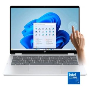 Notebook HP - OmniBook 5 Flip 2-in-1 14 2K Touch-Screen Laptop - Intel Core 5 - 8GB - 512GB SSD - Glacier Silver KD