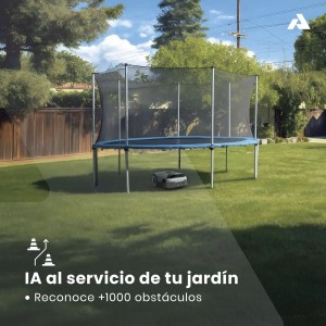 Robot cortacesped inalámbrico Anthbot Genie 1000 con IA hasta 2000m2